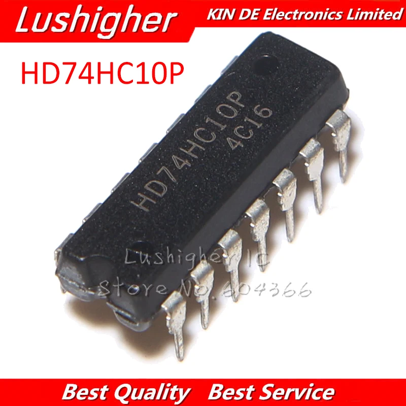 Фото 10 шт. SN74HC10N DIP 74HC10 DIP16 MC74HC10N DIP HD74HC10P №1