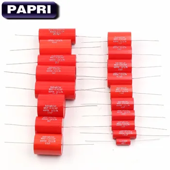 

PAPRI 10PCS Audiophiler Axial MKP Audio Grade Capacitor 0.47-25UF 400VDC For HIFI DIY Frequency Capacitance Guitar Amplifier