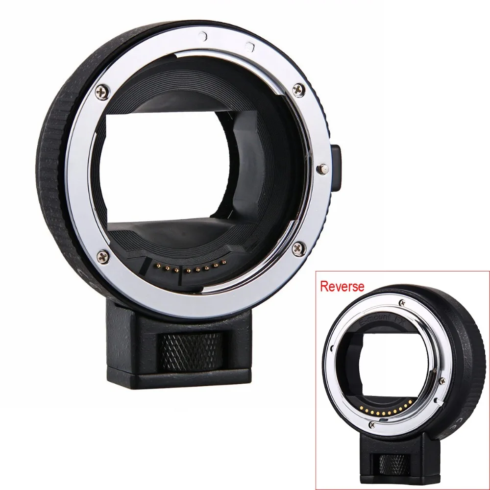 EF-NEX Auto Focus Lens Adapter for Canon EOS EF EF-S Lens to Sony E NEX Full Frame A7 A7II A7R A7SII A6000 A6300 A6500 NEX-7/6/5
