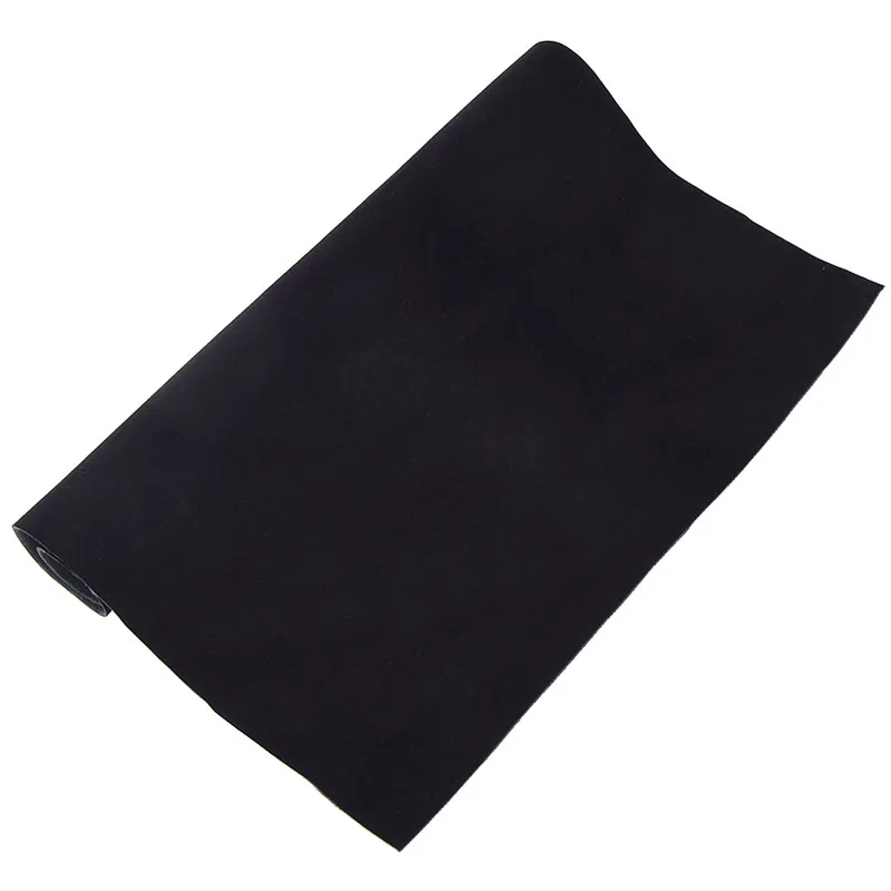 A4 бархат Синтетическая кожа искусственная кожа для сумки обувь одежды DIY ручной работы швейный материал Прямая поставка - Цвет: Black