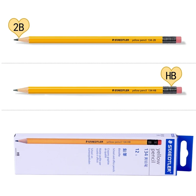 Staedtler Yellow Pencil 134 - HB