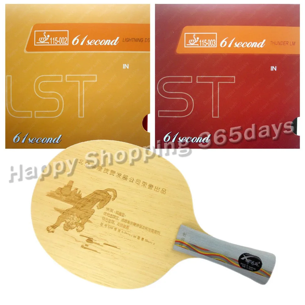 

Original Pro Table Tennis PingPong Combo Racket XNT X560 with 61second DS LST and LM ST Shakehand long handle FL