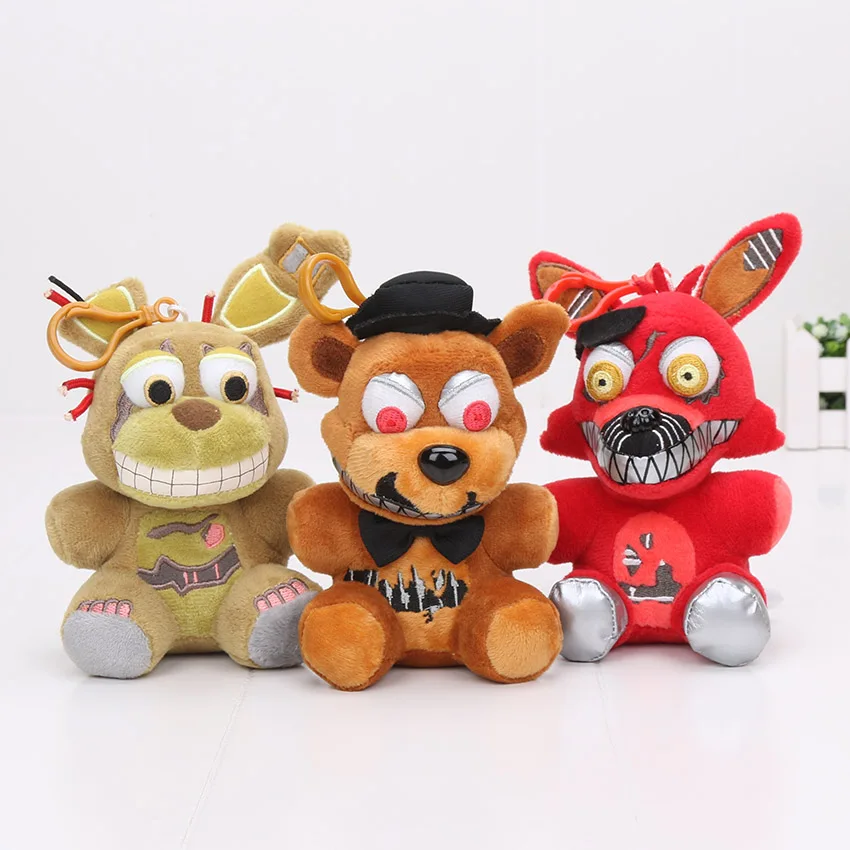 Fnaf-ぬいぐるみキーホルダー,バッグペンダント,フレディ,ファズベア,チカ,カングル,フォクシー,ボニー,14cm AliExpress  Mobile