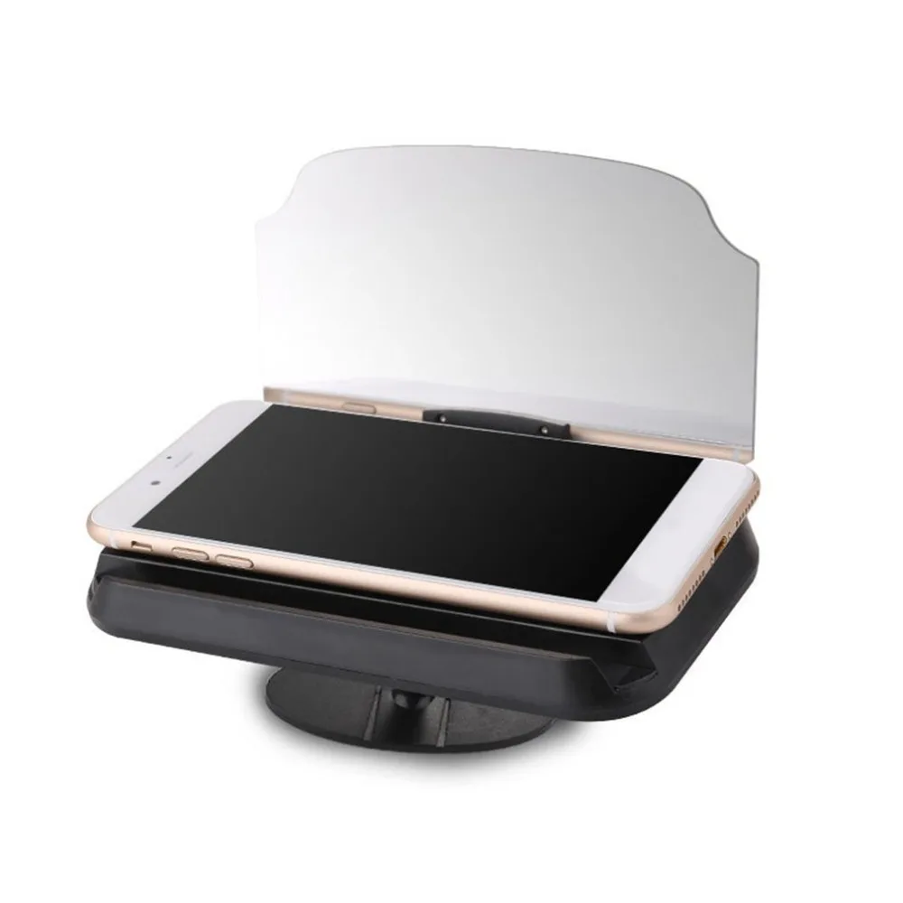 

Upgraded Version Qi Wireless Charger Car HUD Head Up Navigation Display Holder Wireless Charging Dock With LED Indicator Light