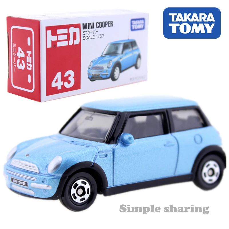Takara Tomy Tomica мини медный синий автомобиль модель 1/57 № 43 литой горячий поп