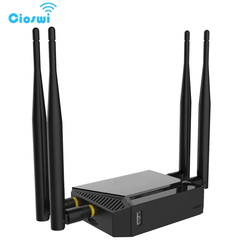Cio 3g 4G Wi-Fi роутер модем с sim картой слот Поддержка сетевой карты 1200Мбитс