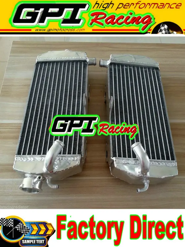 Алюминиевый радиатор для TM Racing 125 DC RH & LH GPI Racing|Охлаждение двигателя и аксессуары| |