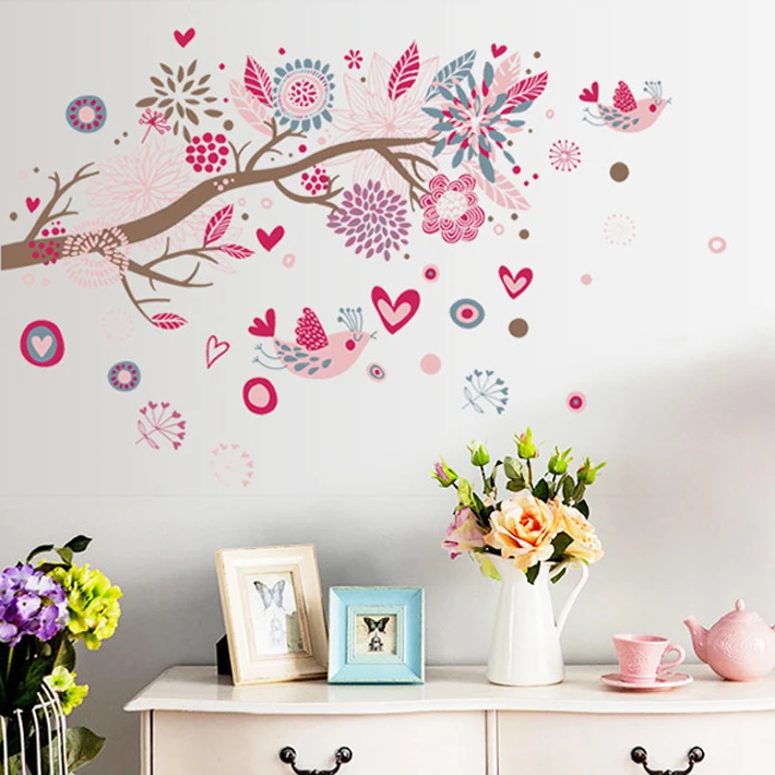 

Bohemia. Dream of the sea The sitting room decorative wall stickers in the background The third generation of wall stickers