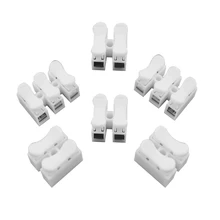 20x2/3 Бит Пластик Пресс Тип Электрический проводное соединение быстрого подключения терминала разъем зажим для Светодиодный Освещение "сделай сам" Материал комплект