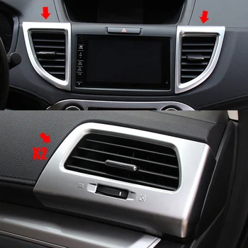 

For Honda CRV CR-V 2012 2013 2014 2015 2016 Accessories ABS Matte Car conditioner air Outlet decoration Cover Trim Car styling