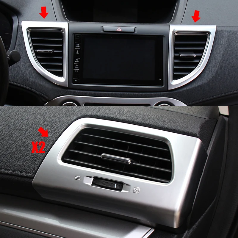 Для Хонда сrv CR-V 2012 2013 2014 2015 2016 аксессуары ABS Матовый автомобильный Кондиционер