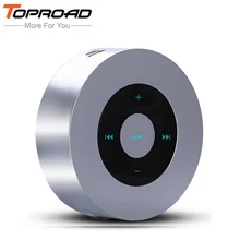 TOPROAD мини Колонка Беспроводная Bluetooth Колонка портативные стальные сенсорные динамики Altavoz Handfree с микрофоном для телефонов iPhone Xiaomi