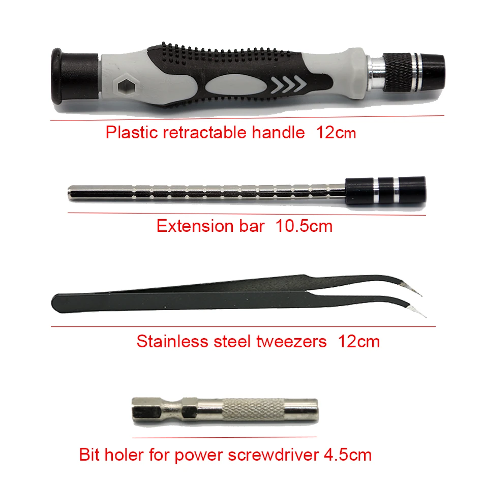 116 в 1 мини-Прецизионная отвертка, Набор отверток для ремонта мобильных телефонов и компьютеров