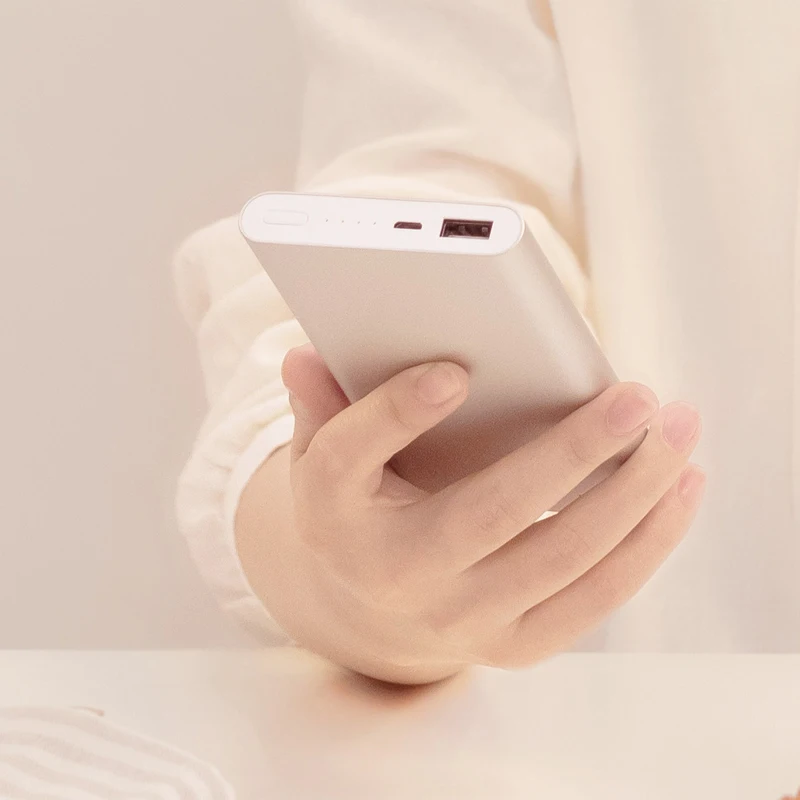 Xiaomi Mi Power Bank 2 10000 mAh External Battery Bank Dual USB Output charging treasure Two Way fast charge Ultra-thin forPhone Xiaomi Mi Power Bank 2 10000 mAh External Battery Bank Dual USB Output charging treasure Two Way fast charge Ultra-thin forPhone