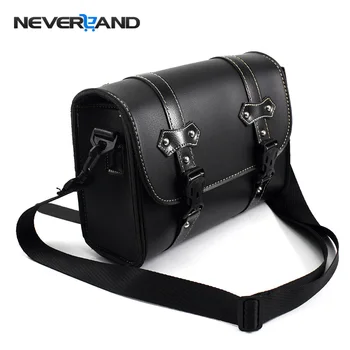 

Neverland Black Universal Motorcycle Saddle Luggage Synthetic Leather Bag Storage Tool Pouch For Harley D25