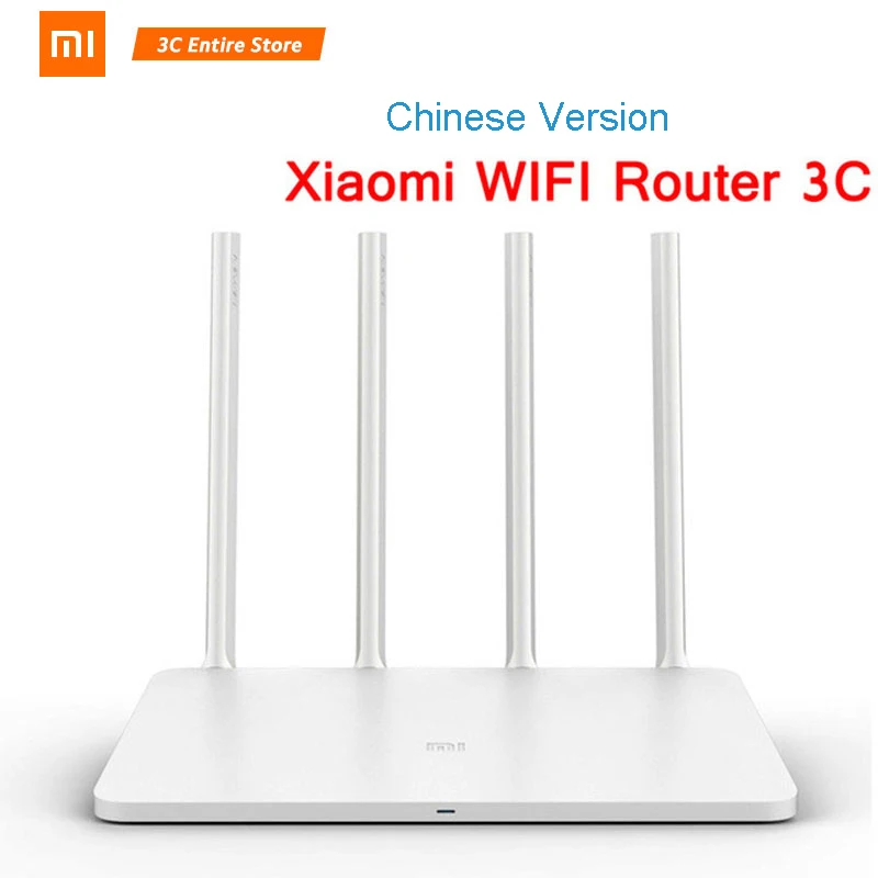 

Chinese version Original Xiaomi Mi WIFI Router 3C 64 RAM 802.11N 2.4G 300Mbps Smart APP Control Band Wireless Routers Repetidor