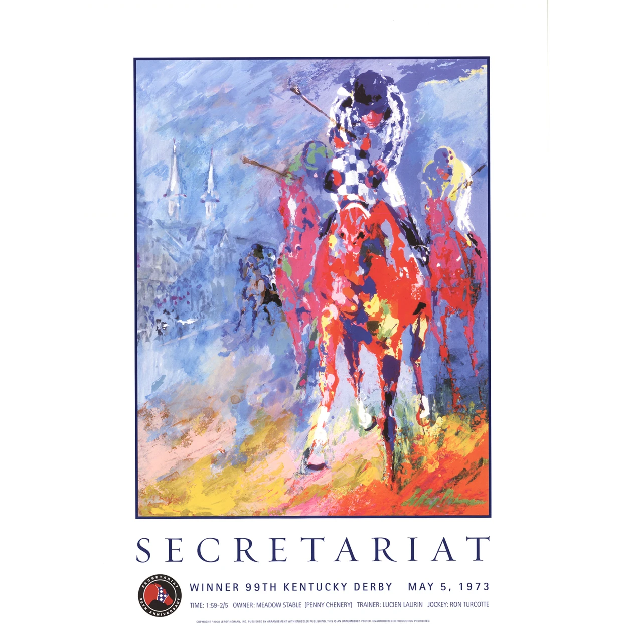 Leroy Neiman - Secretariat - 2008