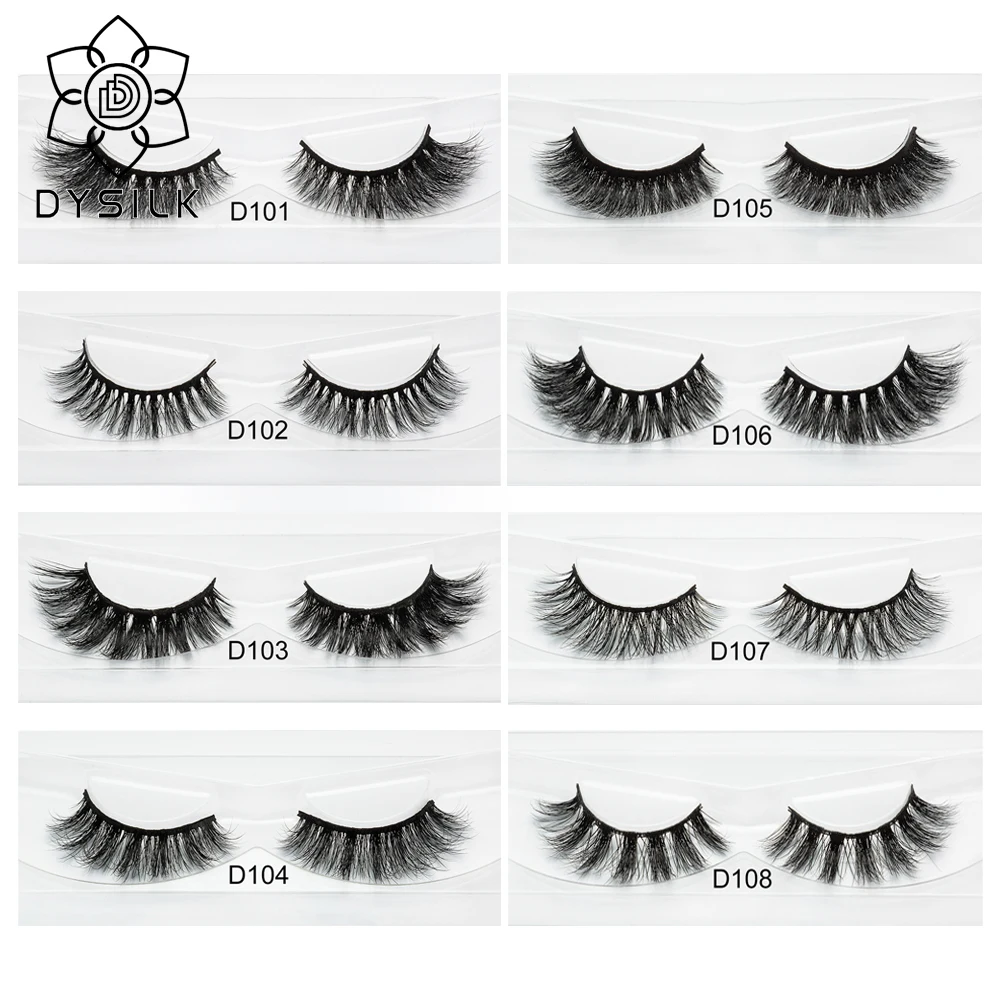 

DYSILK 1pair 3DMink False Eyelashes Fake Lashes Natura Long Makeup 3D Mink Lashes Eyelash Extension Mink Eyelashes Beauty Makeup