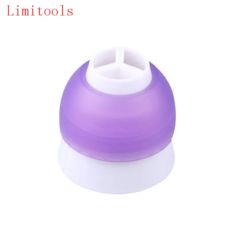 

3 Color Icing Piping Bag Nozzle Converter Cream Coupler Fondant Cake Decorating Tools For Cupcake Fondant Cookie Russian Tips