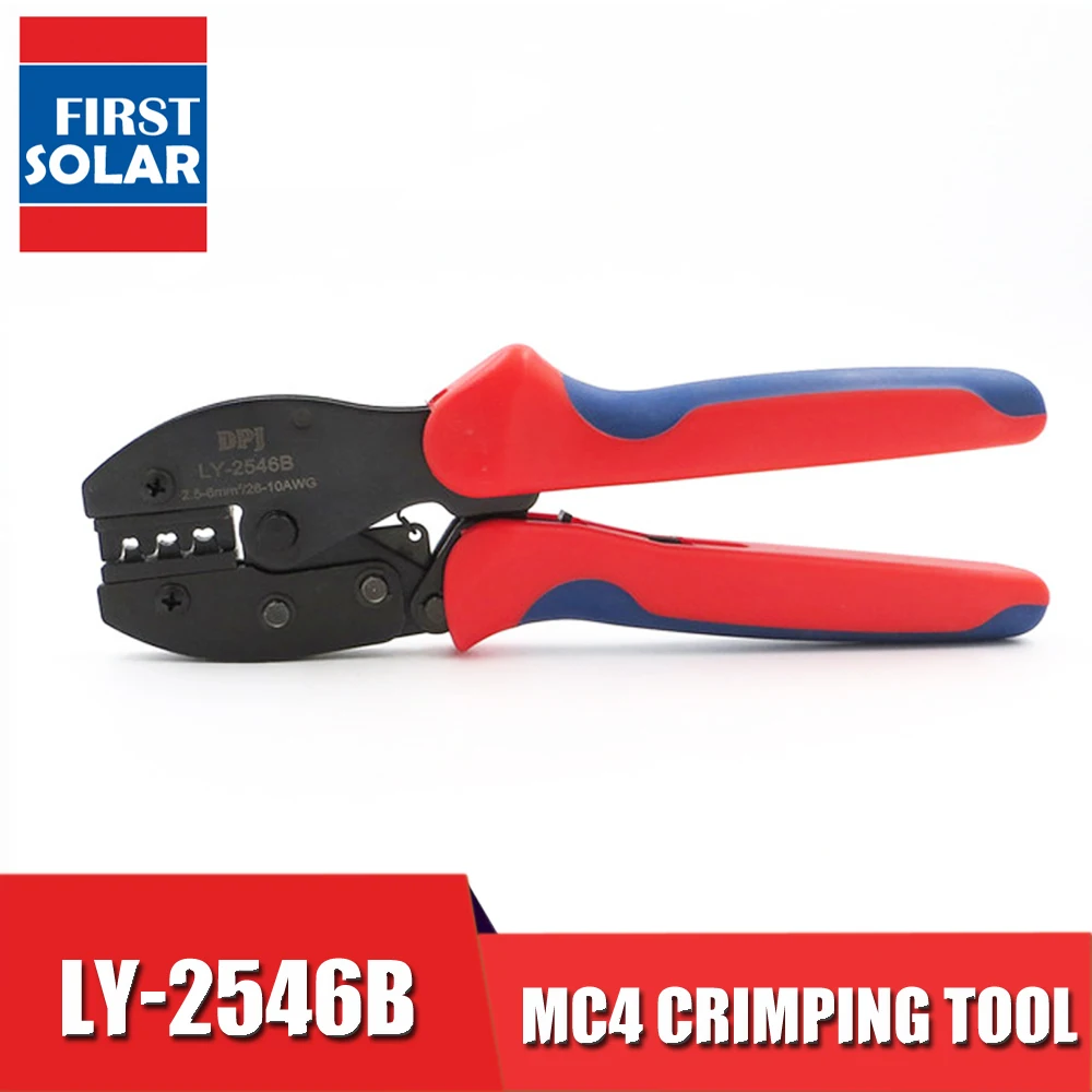 

1PC X MC4 Crimping tool for MC4 connector 2.5 4 6.0mm2 solar cable PV line Crimp tools DIY SB50 plug tool connect LY-2546B