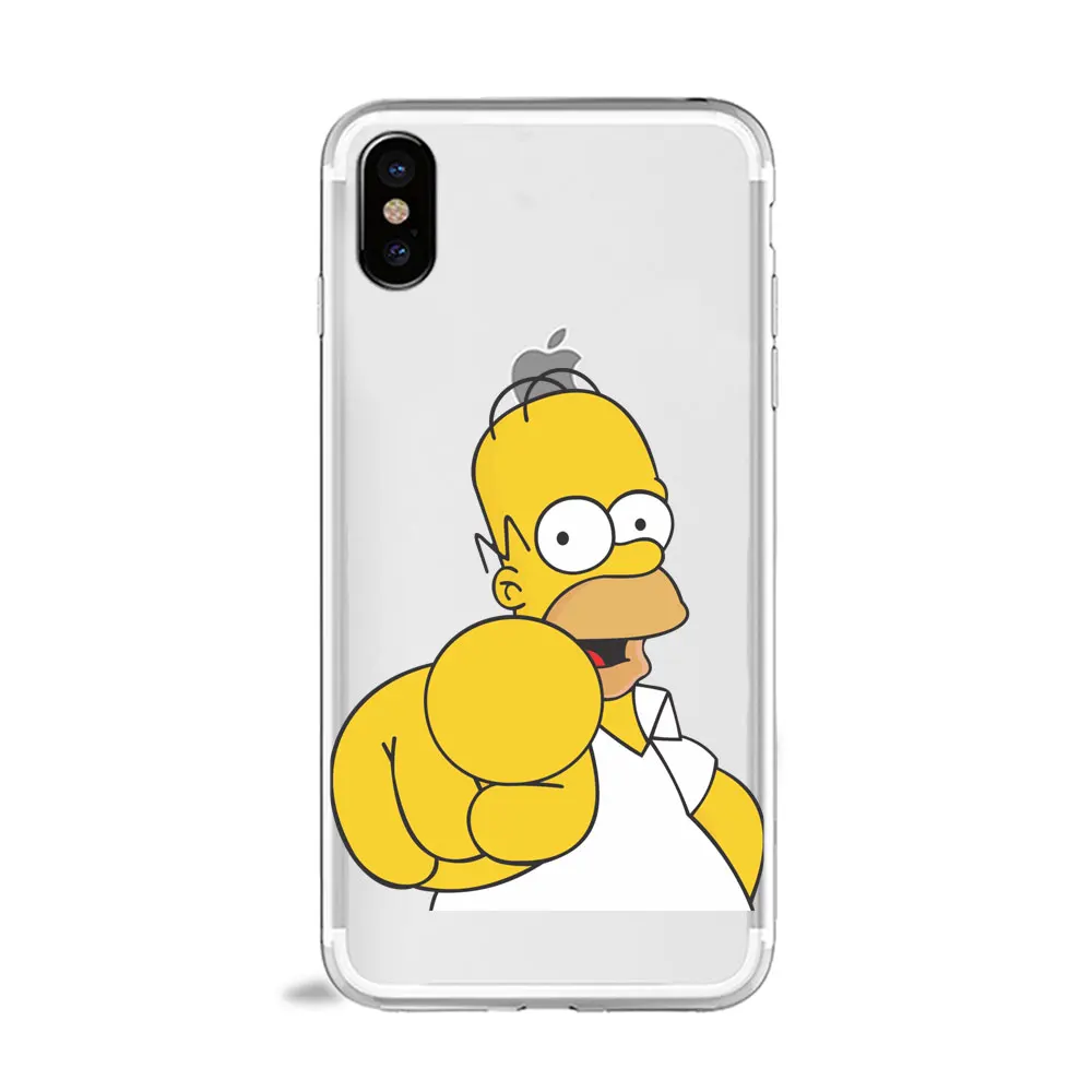 Homer J Simpson смешной Барт Симпсон Coque мультфильм чехол для телефона для huawei p30 p20 p10 lite P8 P9 mate 10 20 lite ТПУ силиконовый чехол