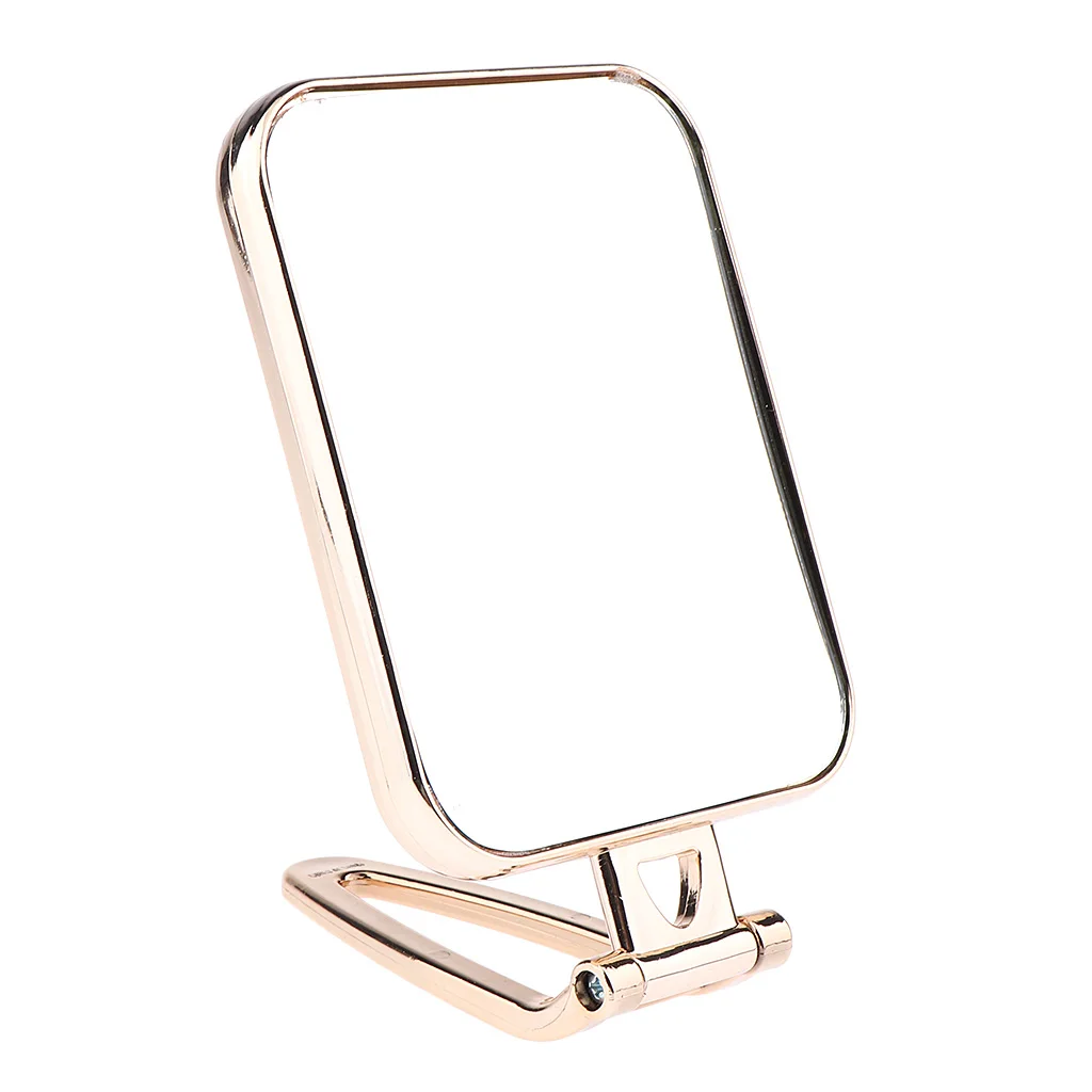 Portable Folding Vanity Tabletop Travel Makeup Shaving Compact Mirror