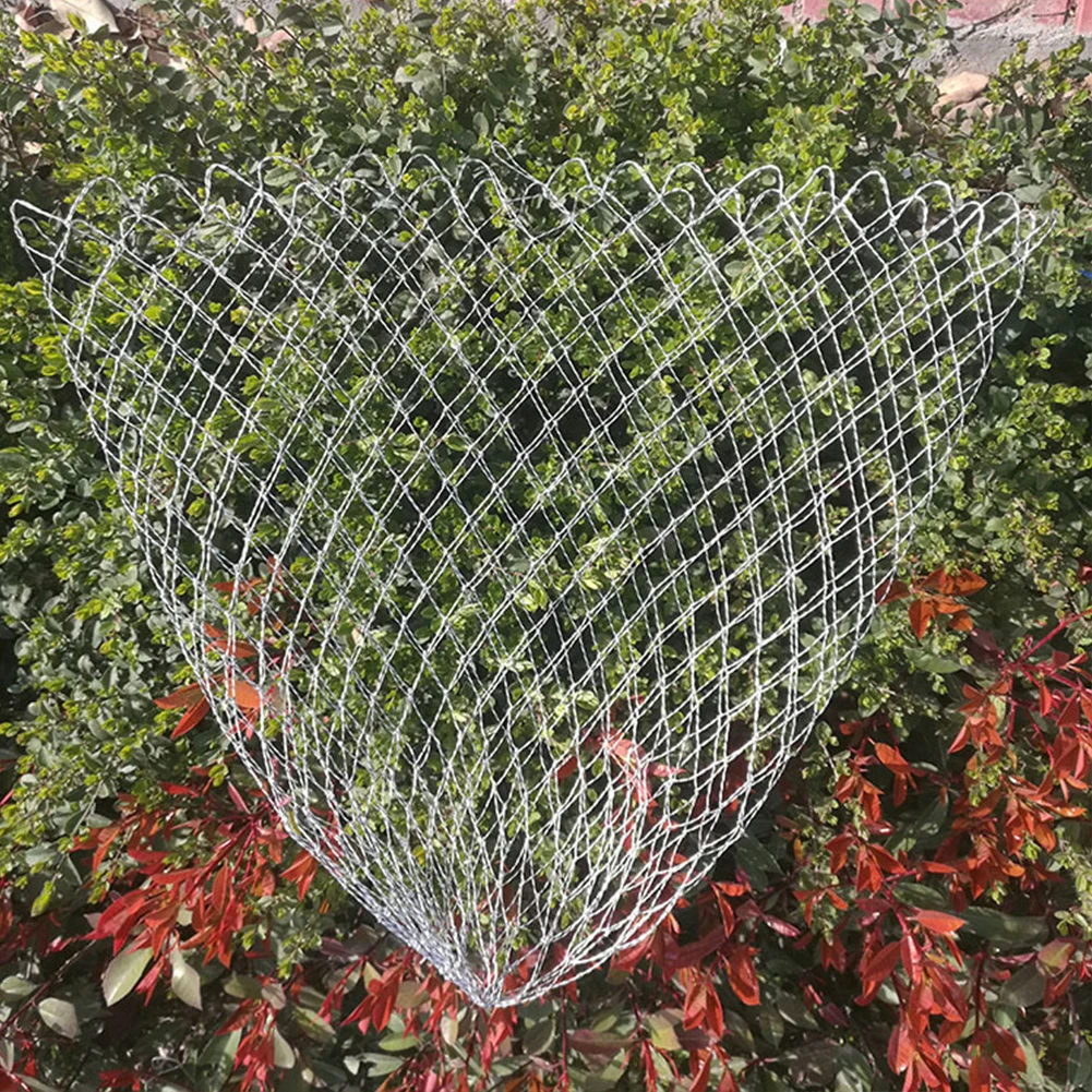 

Lightweight Nylon Fishing Nets Collapsible Rhombus Mesh Hole 3Sizes Depth Folding Dip Solid String Landing Net