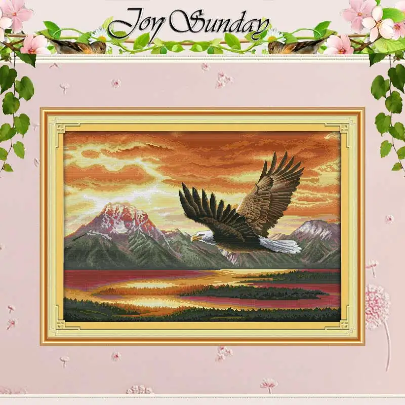 

The flying eagle (2) Patterns Counted Cross Stitch 11CT 14CT Cross Stitch Sets Animals Cross Stitch Kits Embroidery Needlework