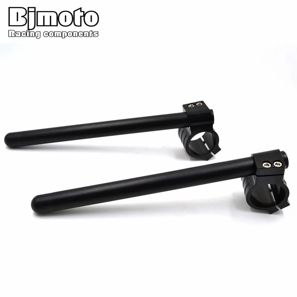 

Bjmoto Motorcycle Racing Regular Handlebar CNC 33 35 37 41 43 45 46 48 50 51 52 53 54mm Fork Lift Clip on Clipon Handle Bar