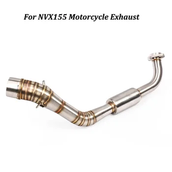 For Yamaha NVX155 Motorcycle Exhaust Muffler Modified Connection Stainless steel Link Pipe Slip on