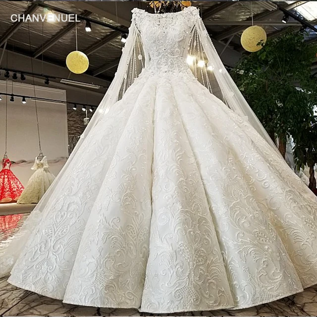 Ls02174 Cap Sleeves Wedding Dress Rhinestone Liques White Lace Ls02174 Cap Sleeves Wedding Dress Rhinestone Liques White Lace Latest Decent Ball Gown Dresses 2018