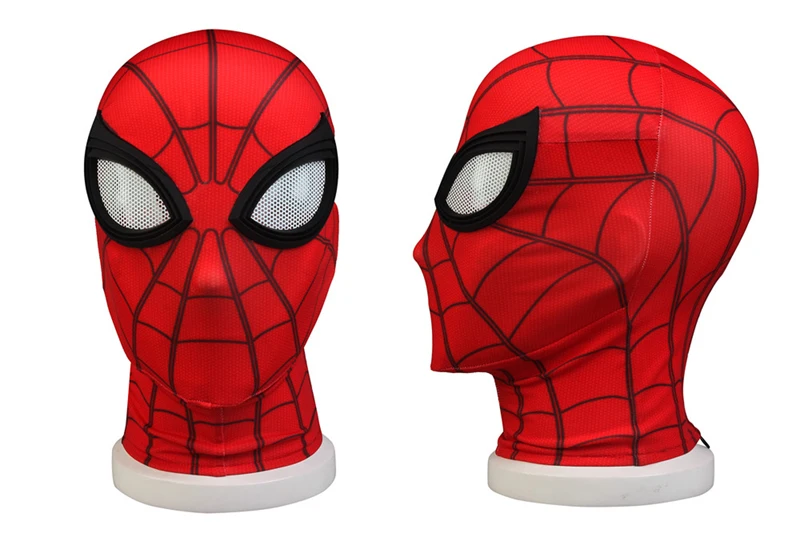 Горячие пирожки супергерой Человек-паук возвращение домой Косплей Костюм Человек-паук наряд комбинезон Хэллоуин маска наряд