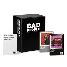 Adult Party Cards Game Bad People The Basic And Extended Versions Game The Intellectual Development Educational Toy Adult Party Cards Game Bad People The Basic And Extended Versions Game The Intellectual Development Educational Toy
