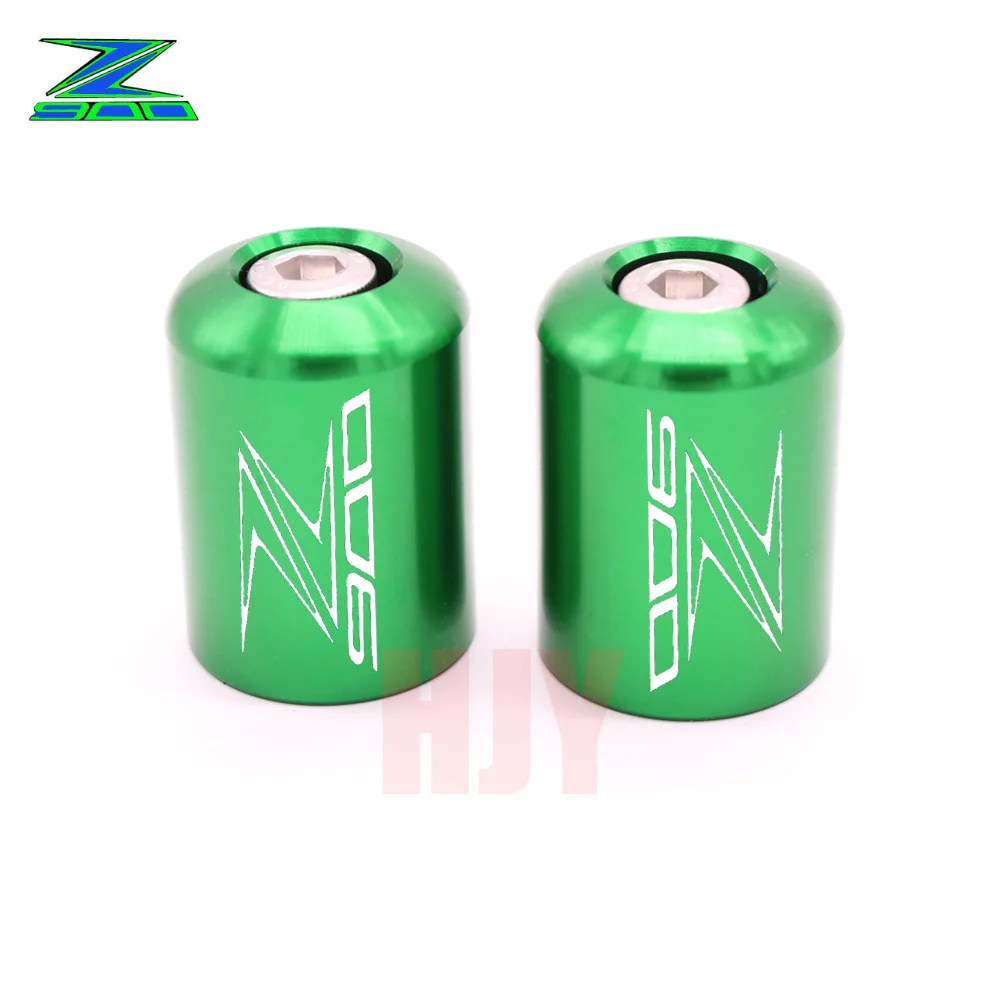 For KAWASAKI Z 900 2017 Motorcycle accessories CNC Knobs Grip Cap Bar End Caps LOGO (Z900) | Автомобили и мотоциклы