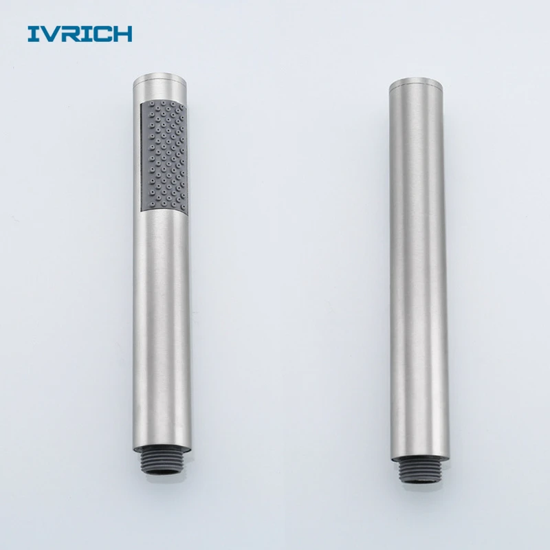 

VRICH Round Column hand held shower stainless Surface ABS Inner Structure With Anti Lime Scale Silicon Nozzle F03