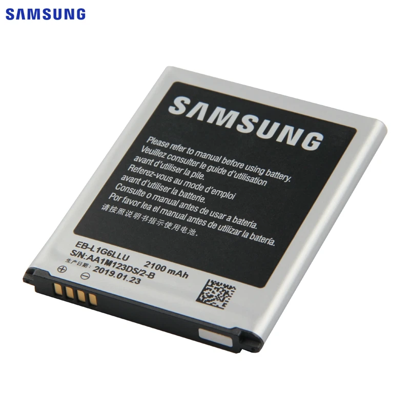 Оригинальная батарея samsung EB-L1G6LLU для samsung GALAXY S3 GALAXY I9300 I9308 L710 I535 с NFC 2100 мАч