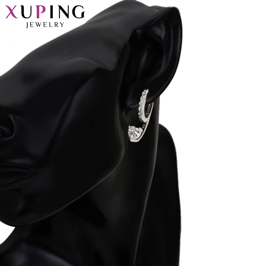 Xuping ювелирные серьги обручи Позолоченные модные элегантные женские Девушки подарки на день благодарения Рождество S46, 7-95605