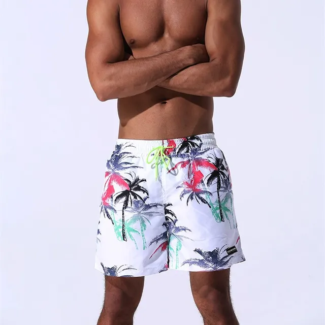 Best Offers 2018 Print Swimwear Men's Swimming Shorts For Men Swimsuit Quick Dry Swim Trunks Beach Sports Running Play Wear Loose Short Pant