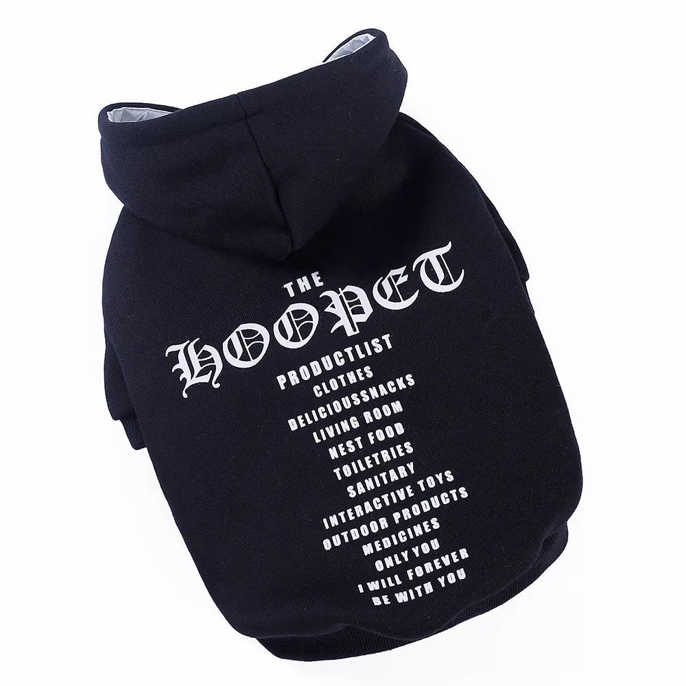 HOOPET Одежда для собак осень и зима утолщенная флисовая одежда с хлопковой