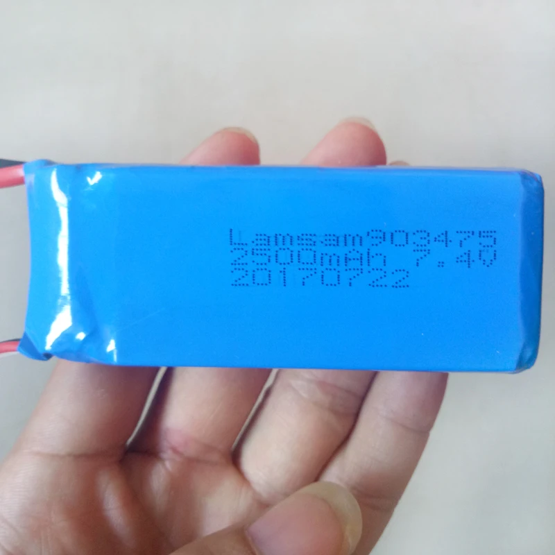 Аккумулятор Lamsam высокой емкости 7 4 в 2500 мАч для Syma X8C X8W X8G x8hg x8hc X8Series LiPo запчасти