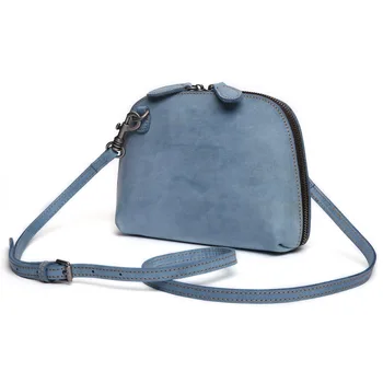 

Women's shoulder bags fog wax leather retro handmade multi-function shoulder bag female Genuine Leather bag crossbody bags red