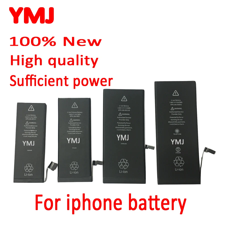 YMJ для iPhone 7 7plus 8 Plus X батарея Baseus мобильный телефон высокомощный аккумулятор
