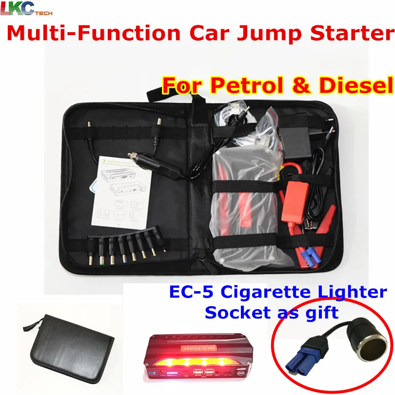 Best Price new bag Multi Function car jump starter Mini Emergency Charger for Petrol Diesel 4USB