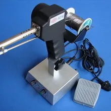 220 В ножной переключатель автоматически отправляет Пайка оловом для припоя провода 0,6 мм-1,6 мм автоматическая паяльная машина
