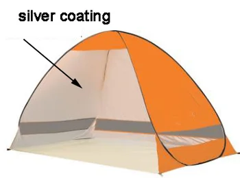 

2015 freeshipping quick automatic opening tent 2 people beach fishing tent 200*120*30cm