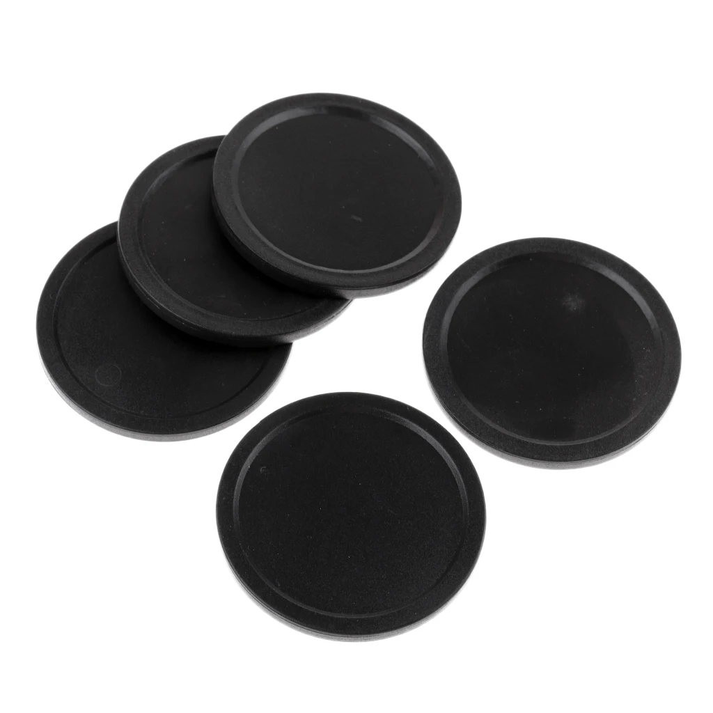 5 Pieces Air Hockey Table Replacement Pucks For Full Size Air Hockey Tables Standard Air Hockey Pucks Accessories