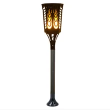 Украшение лампы для сада Двора Водонепроницаемый Солнечный свет пламени Солнечный Датчик Газон лампа светодиодный лампы-факелы танцы мерцающие огни