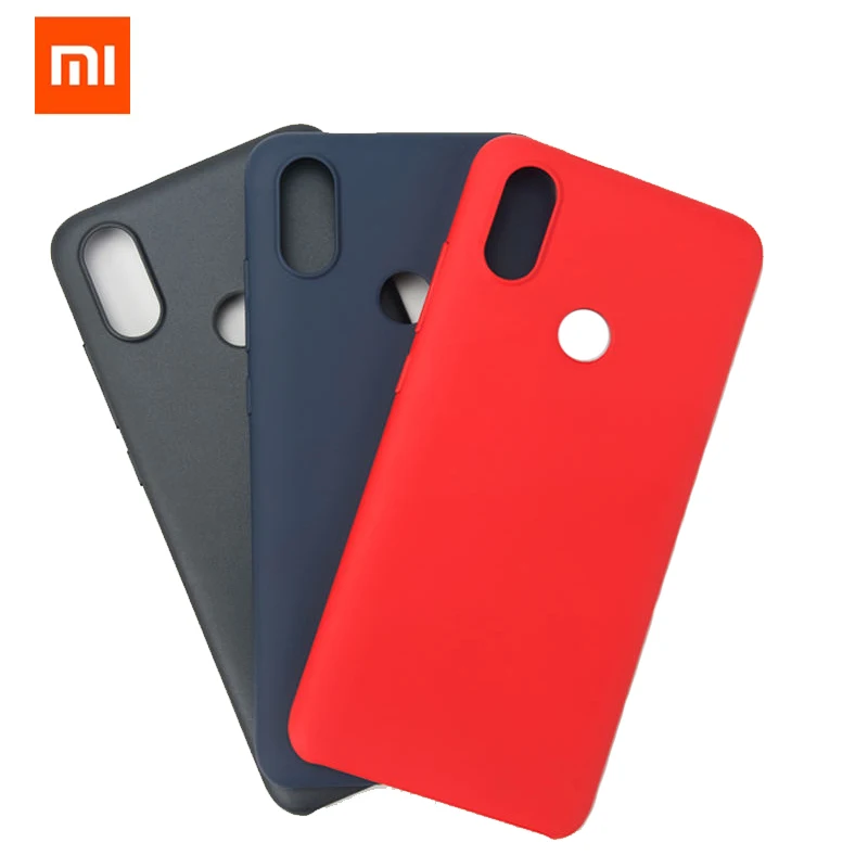 

Original Silicon Case Redmi Note 5 Plus 6 Pro Cover Xiaomi Mi MIX 2S 6X 8 SE MAX 3 PC Shell Protection Skin Fundas Capa Cases