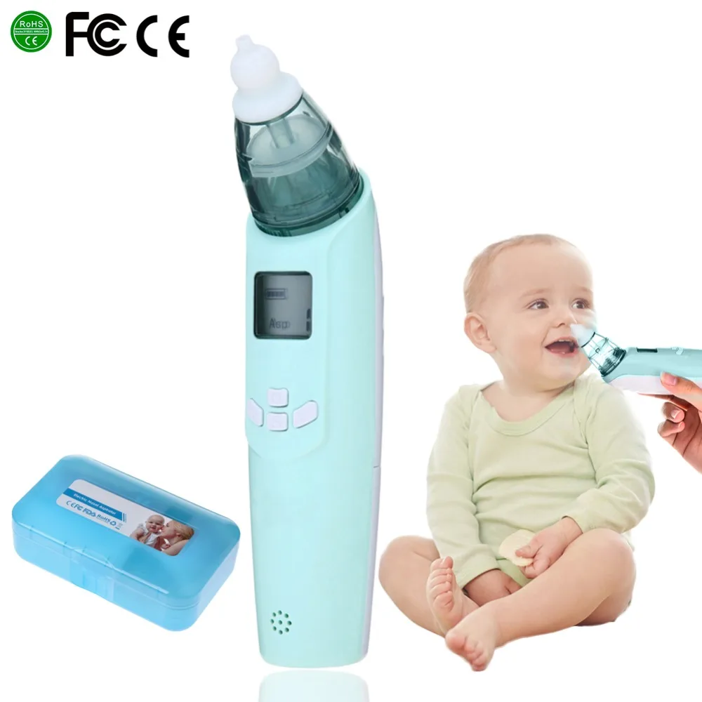 

Safety Baby Nasal Aspirator Electric Hygienic Oral Nose Snot Cleaner Suction Equipment for Newborn Infant Toddler Baby Care Tool