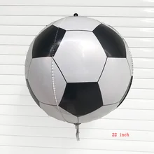 20 шт. 22 дюйма 4D футбол Гелиевый шар, фольга воздушные шары для дня рождения вечерние украшения детские игрушки